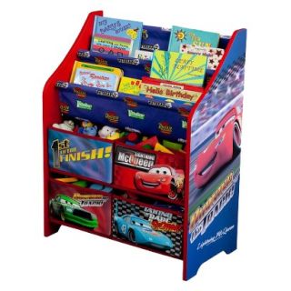 Kids Storage Unit Delta Childrens Products Book and Toy Organizer   Cars
