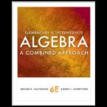 Elementary and Intermediate Algebra  Student Solution Manual