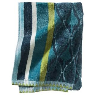 Threshold Cool Pattern Mix Bath Towel   Blue