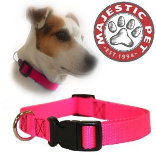 Majestic Pet Adjustable Collar   Pink (Large)