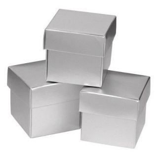 Silver Shimmer Mix & Match Favor Boxes   25ct