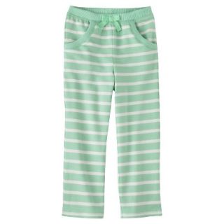 Genuine Kids from OshKosh Infant Toddler Girls Stripe Lounge Pant   Green 18 M