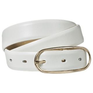 Merona Solid Belt   White L