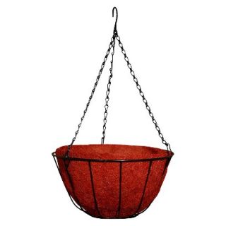 16 Chateau Hanging Basket  Red  Black Chain