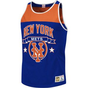 New York Mets Mitchell and Ness MLB Color Blocked Tank Top