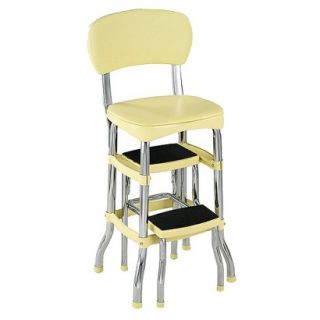Cosco Step Stool: Cosco Retro Chair with Step Stool   Yellow