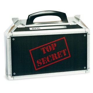 Secret Agent Empty Favor Boxes