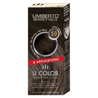 Umberto Beverly Hills U Color Italian Demi Hair Color   Light Brown 5.0