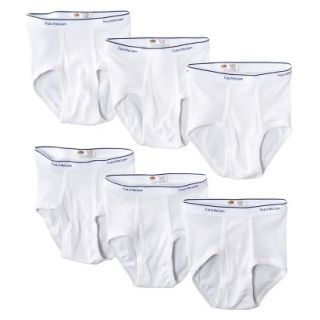 Fruit Of The Loom Boys 6 pack Briefs   White S