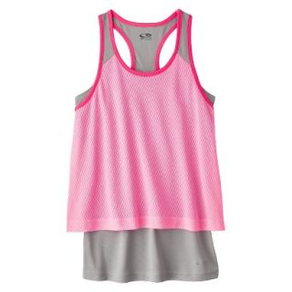 C9 by Champion Girls 2 Fer Fashion Tank Top   Pink XL