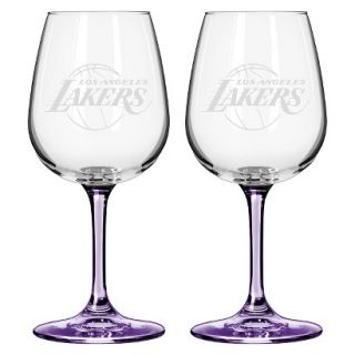 Boelter Brands NBA 2 Pack Los Angeles Lakers Wine Glass   12 oz