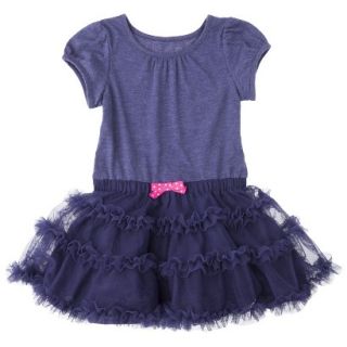 Cherokee Infant Toddler Girls Tutu Dress   Nightfall Blue 4T