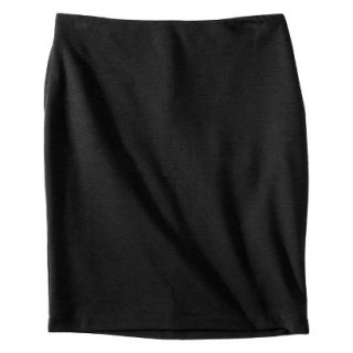 Merona Petites Ponte Pencil Skirt   Black 12P
