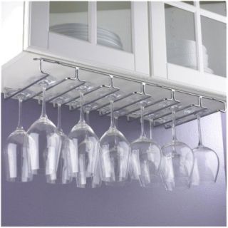 Wine Enthusiast Hanging Metal Stemware Rack