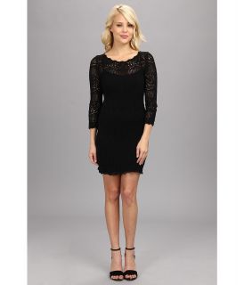 BCBGeneration Crochet Dress Womens Dress (Black)
