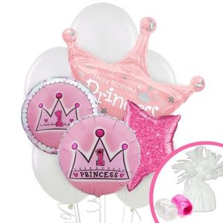 Lil Princess 1st Birthday Balloon Bouquet