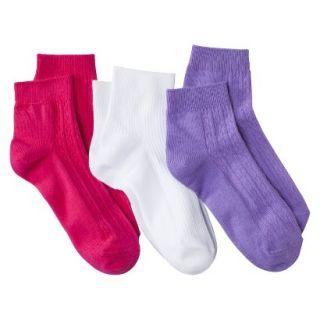 Circo Girls Banded Ankle Socks   Assorted 9 2.5