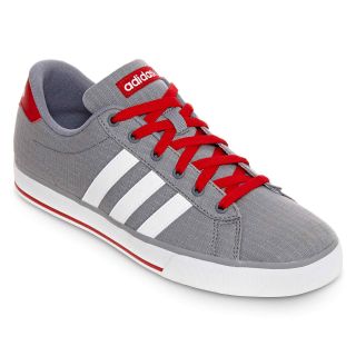 Adidas SE Daily Vulc Mens Tennis Shoes, Red/White/Gray