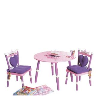 Kids Table and Chair Set: Levels of Discovery Princess Table and 2 Chair Set  