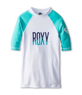 Roxy Kids Roxy Wave S/S Surf Shirt Girls Swimwear (White)