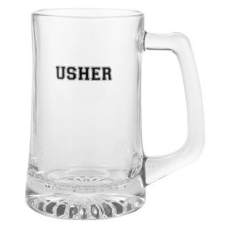Usher Mug   Clear/ Black (5.5)