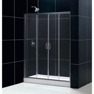 Bath Authority DreamLine Visions Frameless Sliding Shower Door, Single Threshold