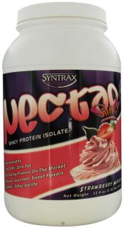 Syntrax   Nectar Sweets Whey Protein Isolate Strawberry Mousse   2.02 lbs.