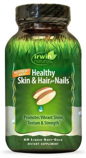 Irwin Naturals   Healthy Skin & Hair Plus Nails   60 Softgels