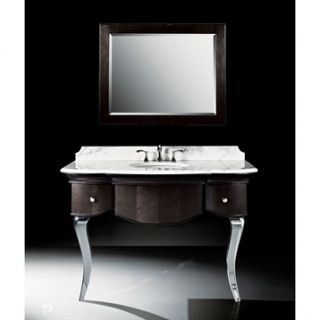 Luxe Burke 51 Single Bathroom Vanity   Mica Black