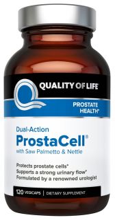 Quality Of Life Labs   Dual Action Prostacell   120 Vegetarian Capsules Formerly PR Complex
