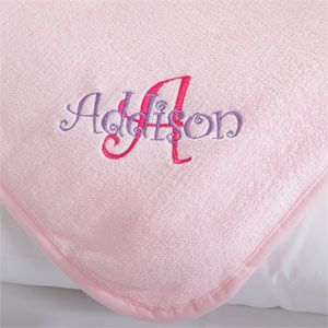 Pink Personalized Fleece Blanket for Kids   All About Me