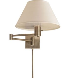 Studio Classic 1 Light Swing Arm Lights/Wall Lamps in Antique Nickel 92000DAN L
