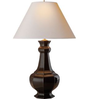 Alexa Hampton Greta 2 Light Table Lamps in Dark Brown Porcelain AH3016DB NP