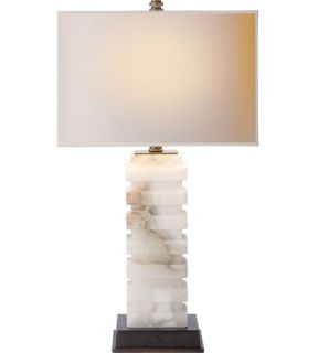 E.F. Chapman 1 Light Table Lamps in Alabaster Natural Stone CHA8960ALB NP