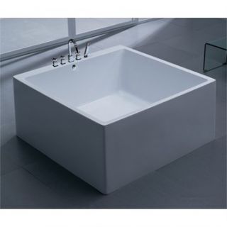 Aquatica PureScape 324 Freestanding Acrylic Bathtub   White