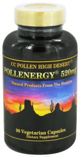 CC Pollen   High Desert Pollenergy 520 mg.   90 Vegetarian Capsules