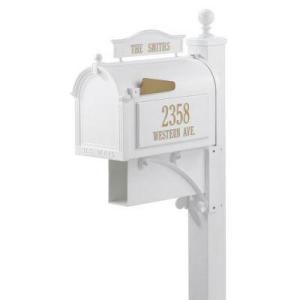Whitehall Products Ultimate Streetside Mailbox in White 16313