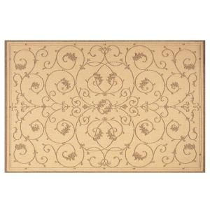 Home Decorators Collection Tendril Natural and Cocoa 7 ft. 6 in. x 10 ft. 9 in. Area Rug 4393840830