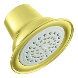 MOEN 1 Function Easy Clean XLT Showerhead in Polished Brass 6303P