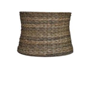 Home Decorators Collection Natural Large 18 in. Sea grass Drum Lamp Shade 1397510830