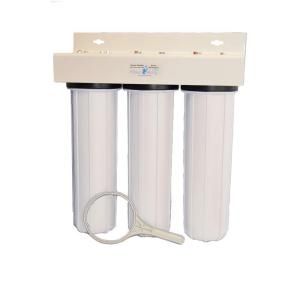 Perfect Water Technologies Home Master Whole House Three Stage, Fine Sediment, Iron and Carbon Water Filtration System HMF3SdgFeC