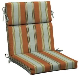 Hampton Bay Fontina Stripe High Back Outdoor Chair Cushion AD20062B 9D1