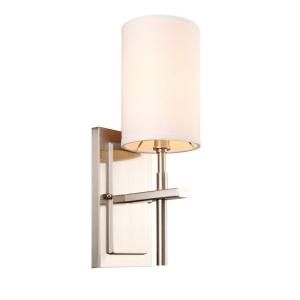 Hampton Bay Remington Collection 1 Light Brushed Nickel Wall Sconce HEF7411A