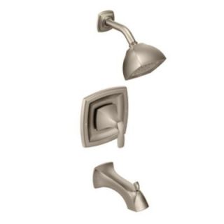 MOEN Voss Posi Temp Tub and Shower Trim Kit in Brushed Nickel (Valve not included) T2693BN