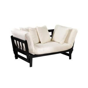 Home Decorators Collection Mission Style Black Natural Convertible Lounge 0218000950