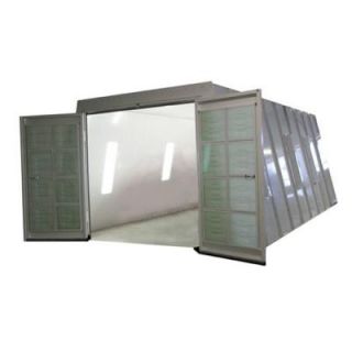 COL MET 13 ft. x 8 ft. x 23 ft. Crossdraft Spray Booth with Exhaust Duct and UL Listed Control Panel in Central Region AF 13 08 23 SB 03