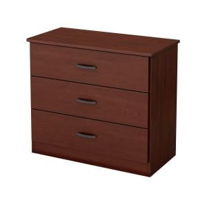 South Shore Furniture Libra 3 Drawer Chest in Royal Cherry 3046033