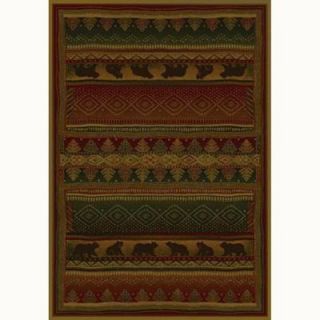 United Weavers Bearwalk 5 ft. 3 in. x 7 ft. 6 in. Contemporary Lodge Area Rug 130 32943 58