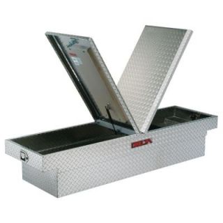 71.125 in. Aluminum Mid Lid Dual Lid Full Size Crossover Tool Box in Bright DAC1306000