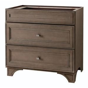 Home Decorators Collection Albright 36 in. Vanity Cabinet Only in Winter Gray 19FVSDB36